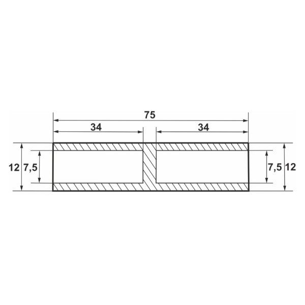 Алюминиевая кабельная гильза Promfactor BL/AL-25 - фото №1