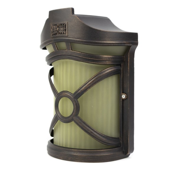 Вуличний світильник Nowodvorski 4687 Don S E27 1x25W IP44 чорний із мідною патиною - фото №1