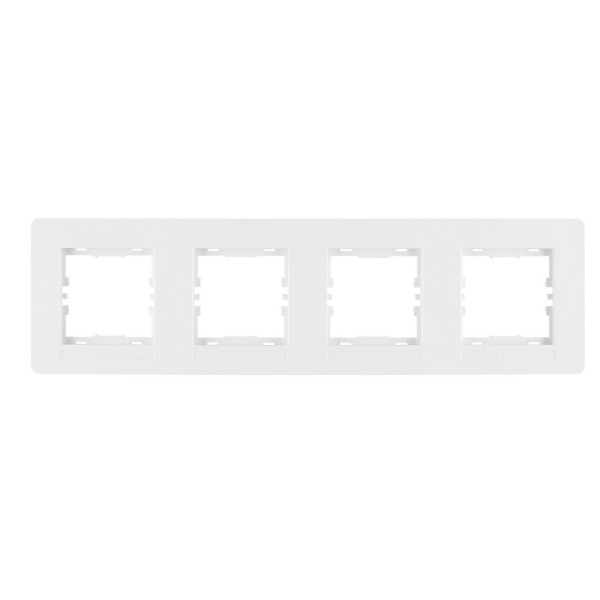 Рамка Nilson Selene белая 4-я ( 23110094 )