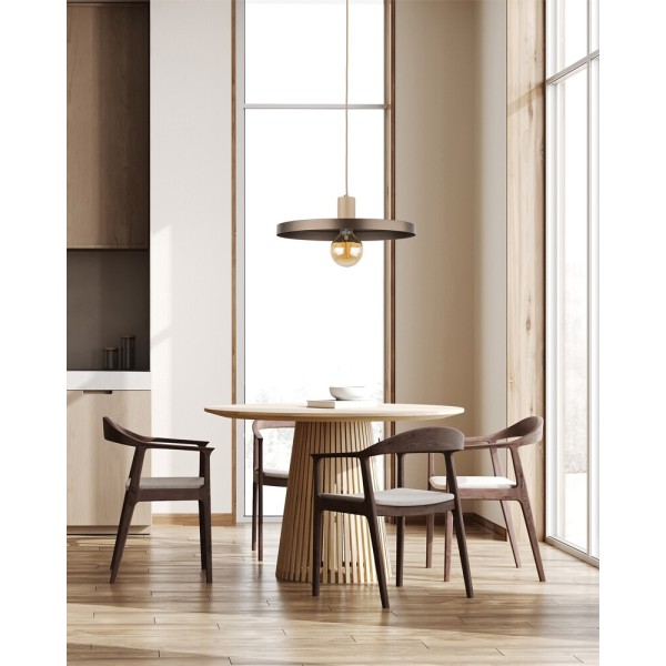 Подвесной светильник, люстра TK Lighting 10758 Sila E27 1x15W IP20 коричневый - фото №1