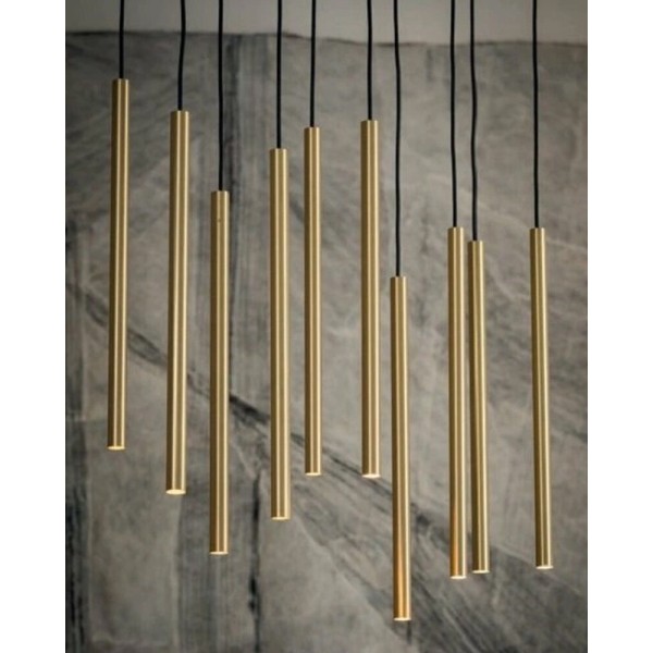 Подвесной светильник, люстра Nowodvorski 38924 Laser 490 G9 10x10W IP20 латунный - фото №2