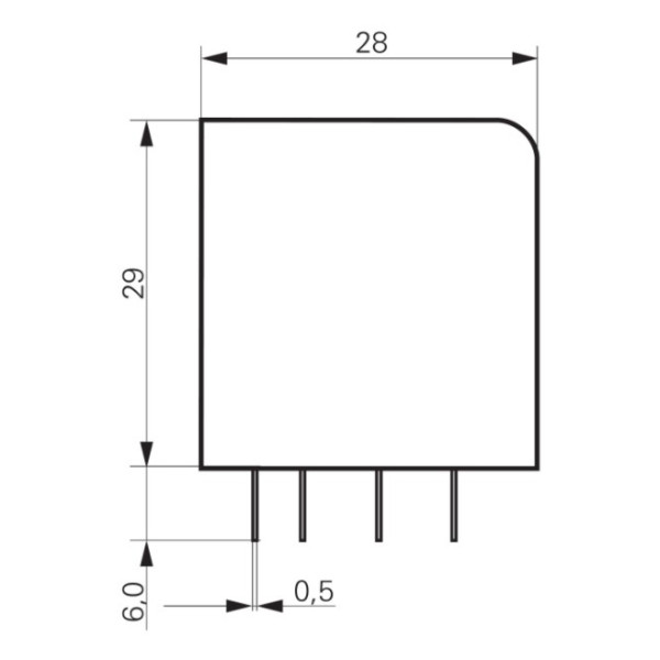 Проміжне реле Schrack PT580T30 230В AC 6А із позолоченими контактами LED - фото №2