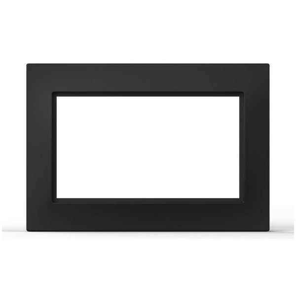 Рамка EL-BI VEGA чорна мат для розетки 2-ої без заземлення ( 510-014800-908 )