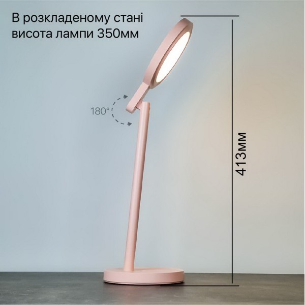 Настільна лампа з акумулятором BARBIE 9W 4200К рожева Violux ( 540014 ) - фото №6
