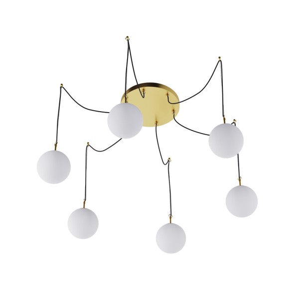 Люстра Pikart 6523-5 FJ6 E27 6x60W IP20 - фото №1