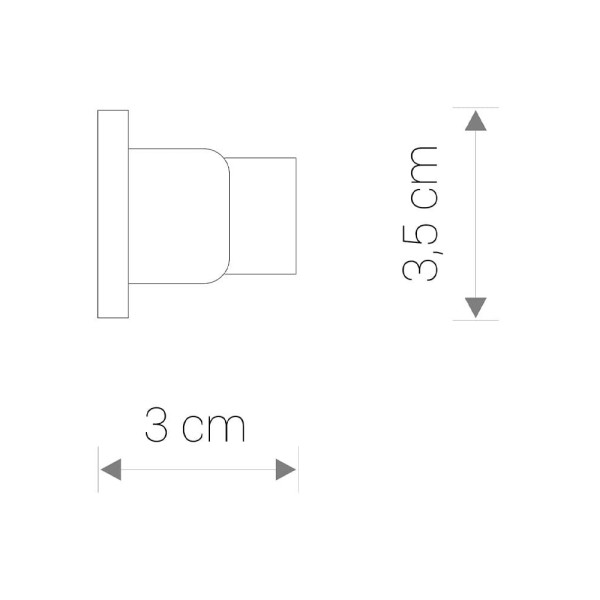 Заглушка Nowodvorski 9458 Profile dead end cap Bl - фото №1