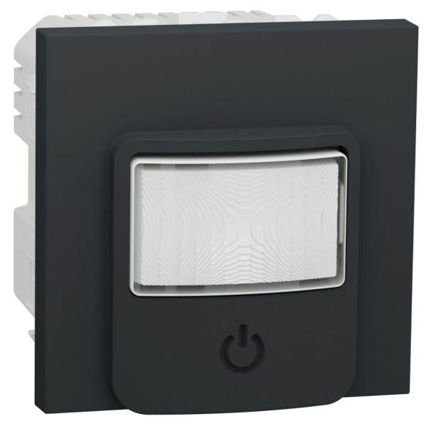 Датчик движения Schneider Electric NU352554 с выключателем 10А (антрацит)