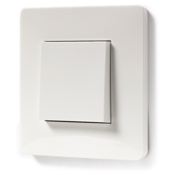 Одноклавішний перемикач Schneider Electric NU320318 (схема 6) 10А 2М (білий) - фото №1