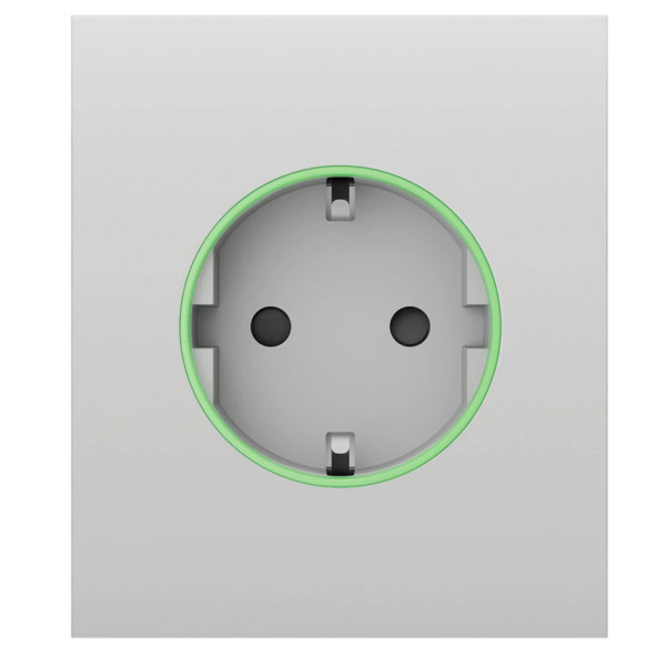 Центральная панель умной розетки Ajax 72576.162.WH CenterCover Smart для OutletCore белая (38775)