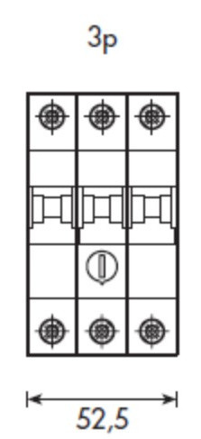 Автомат захисту двигуна Schrack BE400305 0,63-1А 3P - фото №4