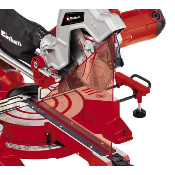 Торцовочная пила EINHELL 4300380 TC-SM 216 1600Вт диск 216мм - фото №5