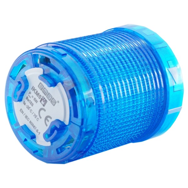 Порожній сигнальний модуль EMAS IKM5M Ø50 синій - фото №3