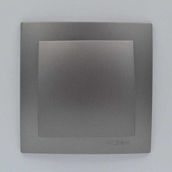 Вимикач Nilson Touran антрацит 1кл ( 24161001 ) - фото №1