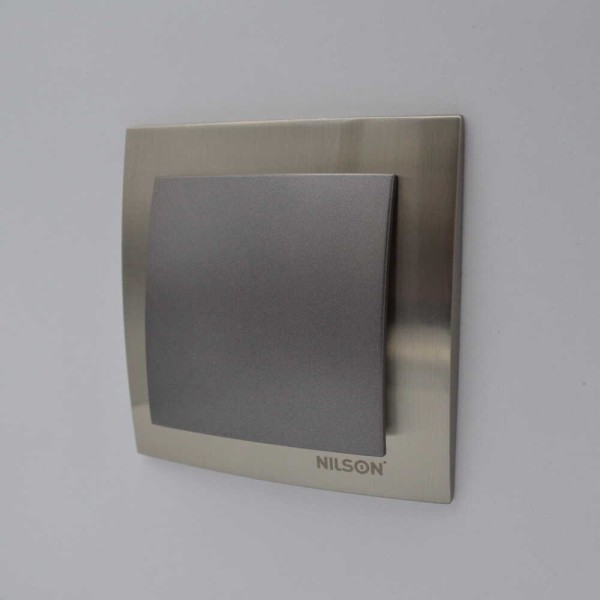 Вимикач Nilson Touran антрацит 1кл ( 24161001 ) - фото №6