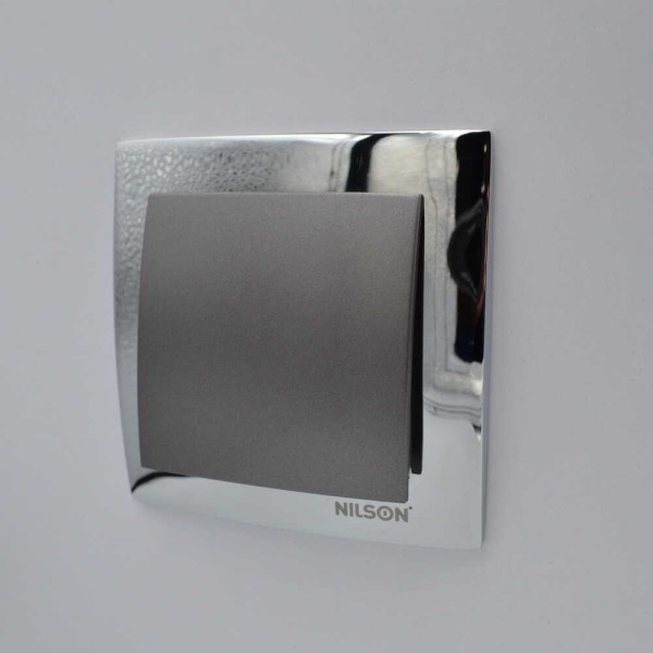 Вимикач Nilson Touran антрацит 1кл ( 24161001 ) - фото №7