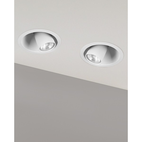 Точечный светильник Nowodvorski 9378 Dot GU10 1x10W IP20 белый - фото №1