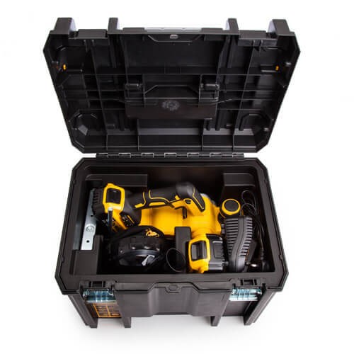Безщітковий акумуляторний рубанок DeWALT DCP580P2 18В - фото №4