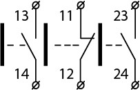 Тримісний пост керування Аско-Укрем XAL-B324 «Вгору-Стоп-Вниз» (A0140020048) - фото №5