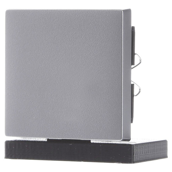 Клавиша выключателя SYSTEM M алюминий Merten, MTN433160 - фото №2