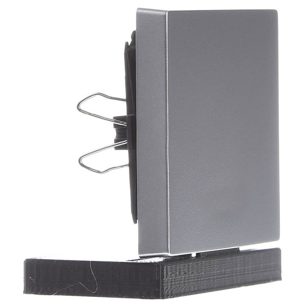 Клавиша выключателя SYSTEM M алюминий Merten, MTN433160 - фото №3