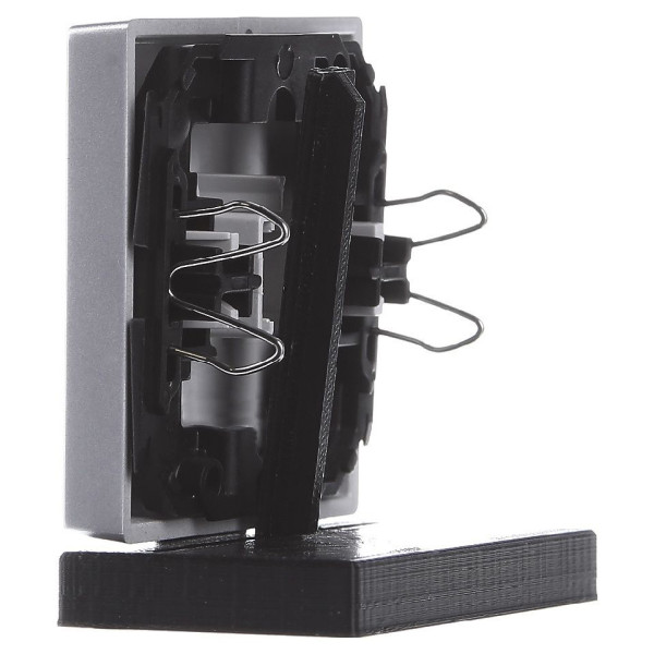 Клавиша выключателя SYSTEM M алюминий Merten, MTN433160 - фото №4