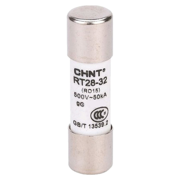 Циліндричний запобіжник Chint RT28-32 gG/gL 10х38мм 25A (520482)