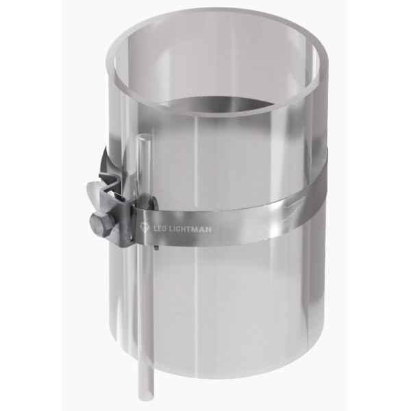 Універсальний хомут Leo Lightman Ø120 Ni/StZn (320133) - фото №2