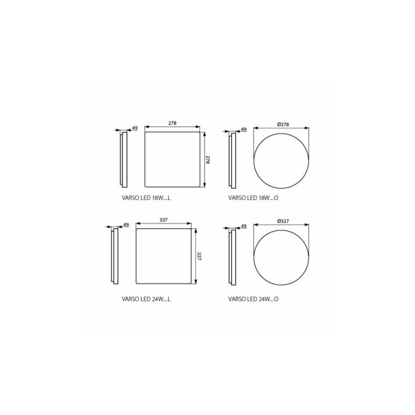 Вуличний світильник Kanlux 26441 Varso led 18w-nw-o - фото №1