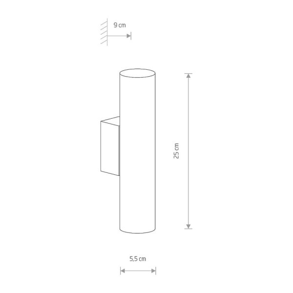 Бра, настенный светильник Nowodvorski 8073 Eye wall GU10 2x10W IP20 Wh - фото №1