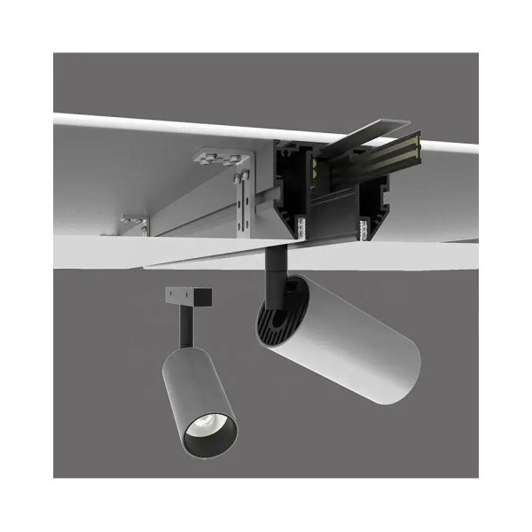 Магнитный шинопровод для натяжного потолка Alumled ALMG-SNP 3M BK - фото №3