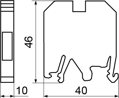 Клеммник Аско-Укрем JXB 10/35 зеленый (A0130010016) - фото №4