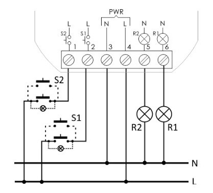 Бістабільне реле F&F BIS-416 165-265В AC 16А - фото №4