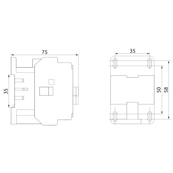 Контактор Promfactor FC-1/9А 1NO AC230В (FC10009230) - фото №2