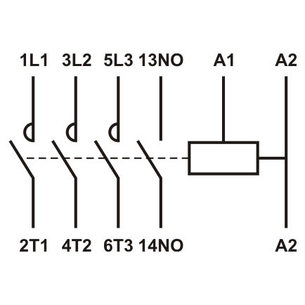 Контактор Promfactor FC-1/9А 1NO AC230В (FC10009230) - фото №3