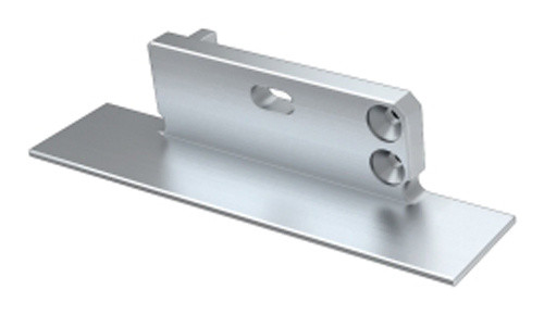 Заглушка Lumines для типа ZATI с отверстием левая серебро