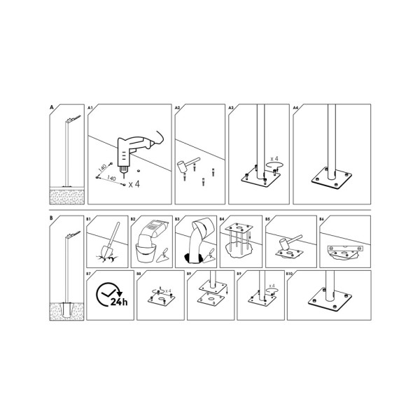 Вуличний світильник Nowodvorski 9125 Pathway LED 1x36W 3000K 3600Lm IP44 чорний - фото №2