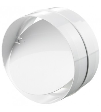 З'єднувач круглих повітроводів Vents D150 зі зворотним клапаном