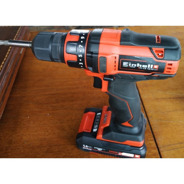 Акумуляторний дриль шуруповерт EINHELL 4513927 TC-CD 18/35 Li-Solo - фото №1