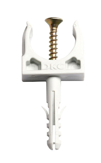 Забивний тримач із засувкою та дюбелем DKC 51316 Ø16мм