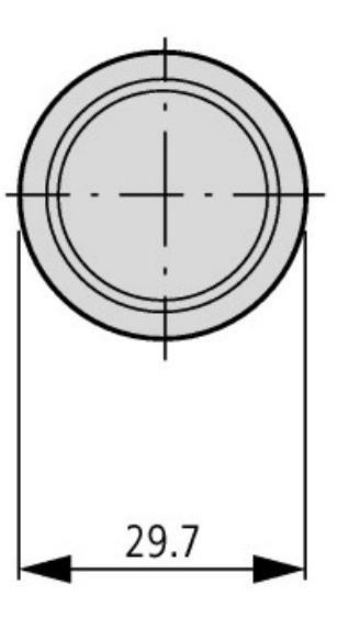 Головка кнопки Eaton Moeller M22-DL-Y - фото №4