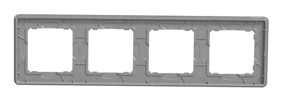 Рамка четырехместная Schneider Electric Sedna Elements искусственное черное стекло SDD361804 - фото №3