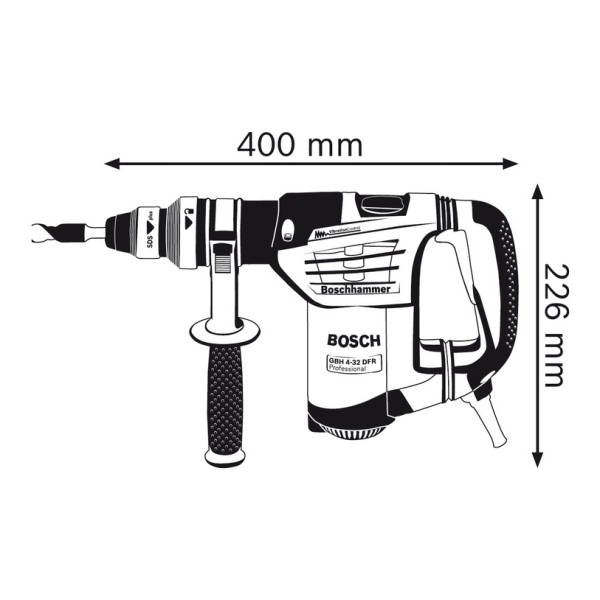Перфоратор Bosch GBH 4-32 DFR Professional - фото №2