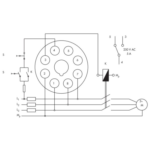Реле контролю фаз EMAS RAM1S 3х380В AC - фото №4