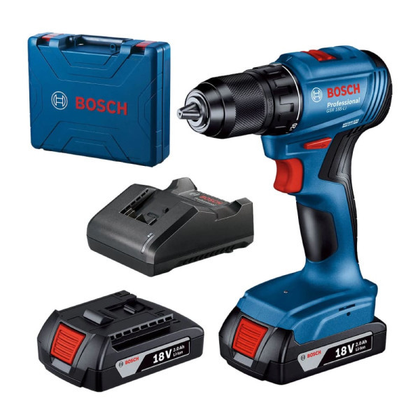 Дрель-шуруповерт Bosch GSR Li-Ion 18В (06019K3000) - фото №1