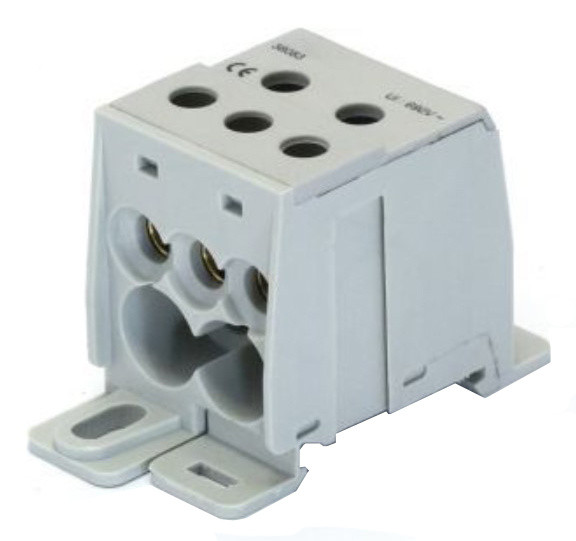 Распределительный блок FTG (вход: 1х10-35мм², выходы: 1х10-35мм², 3х1,5-16мм²) 1р - фото №2