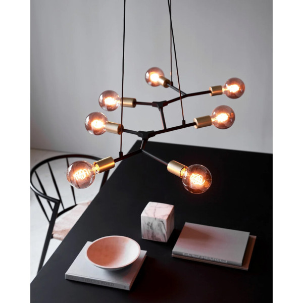 Подвесной светильник, люстра Nordlux 2010303003 Josefine E27 7x60W IP20 черный - фото №2