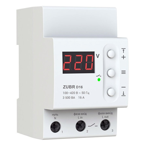 Реле напряжения ZUBR D16