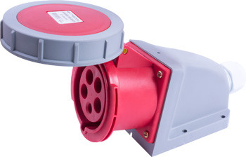 Стационарная силовая розетка E.Next e.socket.125.32.67 5п 32А 400В IP67 (i082012)