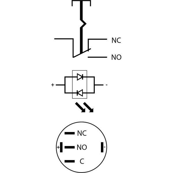 Кнопка Аско-Укрем TYJ 16-361 1NO+1NC 220В з підсвічуванням та фіксацією зелена (A0140010099) - фото №5