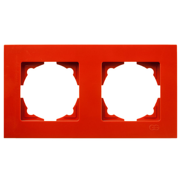 Рамка 2-місна Gunsan Eqona помаранчева